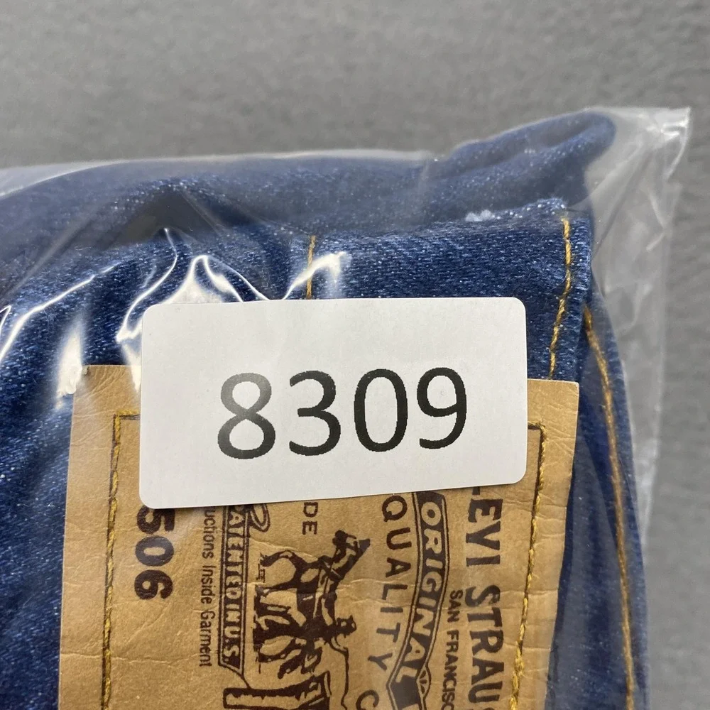 Vintage Levis 506 Jeans Mens 35x31 Blue‎ Denim Straight Leg Made USA 90s Pants
